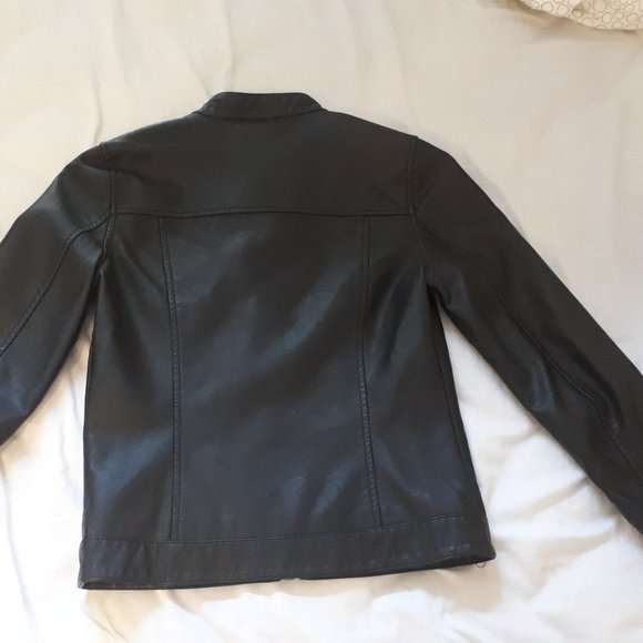 Veste en faux cuire noire - Picture 3 of 3